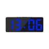 Large Display LED Digital Alarm Clock With RGB Night Light Temperature Calendar Modern Bedroom Desk 1