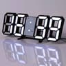 Digital Wall Clock LED Wall Clock Digital Alarm Clock Bedroom Decor Clock Remote Control Clock 7