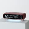 LED Digital Alarm Clock With Voice Control Temperature Display Adjustable Brightness Desk Clock 6