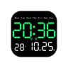 Digital Wall Clock With Remote Control Large LED Alarm Clock Temperature Date Week Display 1