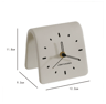 Modern Ceramic Desk Clock Silent Table Clock For Bedroom Living Room Office Home Decor 3