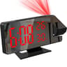 LED Digital Projection Alarm Clock With Ceiling Display Temperature Monitor And Snooze For Bedroom 1