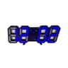 Modern Digital Wall Clock LED Alarm Clock USB Powered Clock With Time Date Temperature Display 8