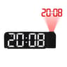 Rotating Projection Alarm Clock With LED Display And Night Mode Digital Wall Clock 3