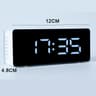 Digital Mirror Alarm Clock LED Display Table Clock With Temperature And Snooze Function 3