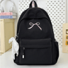Embroidered Bow Girls Backpack Lightweight School Backpack Large Capacity Rucksack 2