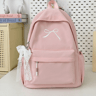 Embroidered Bow Girls Backpack Lightweight School Backpack Large Capacity Rucksack 7