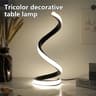 Modern LED Night Light Spiral Table Lamp Dimmable Bedside Lamp For Bedroom Office Decor 1