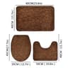Bathroom Rug Set With Absorbent Non Slip Bath Mats 1