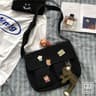 Casual Printed Canvas Messenger Bag For Women 5