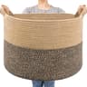 Extra Large Cotton Rope Basket For Blanket Toy And Laundry Storage 1