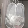Large Pop Up Laundry Hamper With Handles Foldable Mesh Laundry Basket 1