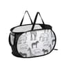 Cartoon Collapsible Laundry Basket Large Capacity Mesh Hamper 2