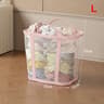 Large Foldable Mesh Laundry Basket With Handles Portable Clothes And Toy Organizer 3