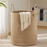 Large Cotton Rope Laundry Basket With Handles Foldable Woven Storage Hamper 5