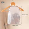 Space Saving Wall Mounted Laundry Bag With Zipper And Breathable Honeycomb Mesh 1