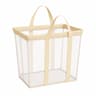 Foldable Mesh Laundry Basket Portable Collapsible Hamper With Carry Handles 1