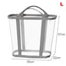 Foldable Mesh Laundry Basket With Handles Large Capacity Portable Hamper 1