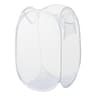 Pop Up Mesh Laundry Hamper Foldable Laundry Basket With Side Pocket 0