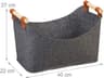Foldable Mesh Laundry Hamper Collapsible Clothes And Toy Storage Basket 2