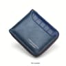 Crocodile Pattern Trifold Wallet For Men With Zipper Card Holder 2