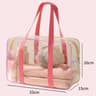 Clear PVC Wet Dry Tote Bag Waterproof Beach And Travel Organizer 1