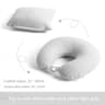 Memory Foam Travel Pillow U Shaped Neck Pillow For Airplane And Car Support 5