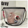 Clear Waterproof Beach Tote Bag Large Capacity Transparent Shoulder Bag 1
