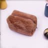 Plush Makeup Bag For Women Cute Puffy Travel Cosmetic Bag And Makeup Pouch 3