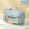 Colorful Travel Makeup Bag Waterproof PU Cosmetic Organizer With Handle 3