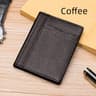 Genuine Leather Slim RFID Card Holder Wallet For Men 8