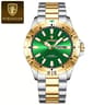 Luxury Men Quartz Watch With Luminous Dial Date Week Display And Stainless Steel Band 2