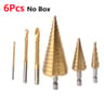 Titanium Step Drill Bit Set Multi Size Hole Opener For Wood And Metal 2