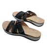 Women Orthopedic Hook And Loop Flat Sandals Round Toe Hollow Out Summer Comfort Shoes 1