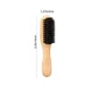 Boar Bristle Slick Back Hair Brush For Sleek Ponytail Bun Flyaway Control 2
