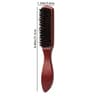 Boar Bristle Slick Back Hair Brush For Sleek Ponytail Bun Flyaway Control 4