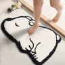 Thickened Absorbent Non Slip Bathroom Toilet Mat 0
