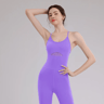 Women Backless Yoga Jumpsuit One Piece Workout Bodysuit 3
