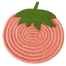 Fruit Shape Cotton Rope Coasters Absorbent Tea Cup Mats 0