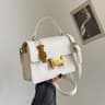 Solid Color Square Crossbody Bag For Women 2