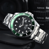 Luxury Mens Quartz Watch Waterproof Stainless Steel Multifunction Business Wristwatch 0