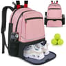 Large Capacity Tennis Racket Backpack With Shoe Compartment 1