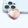 Heart Shape Rotating Metal Phone Ring Holder Stand 3