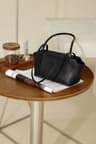 Genuine Leather Underarm Tote Bag Baguette Shoulder Bag For Commuter Style 1