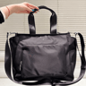 Nylon Work Tote Bag Large Designer Briefcase For Men And Women Black 0