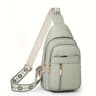 Retro PU Leather Crossbody Bag With Multiple Zipper Pockets For Travel And Daily Use 3