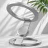 Double Sided Magnetic Phone Holder 360 Rotating Metal Phone Stand For Desk Car And Travel 2