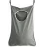 Extra Large Foldable Hanging Laundry Hamper With Stainless Steel Hooks And Suction Cups 4