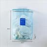 Folding Wall Mounted Laundry Basket Nylon Clothes Organizer For Bathroom 2