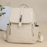 Women Large Capacity Polyester Backpack With Retro Print And Adjustable Straps 1
